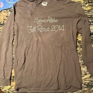Large long sleeve Sigma Alpha (ΣΑ) shirt
